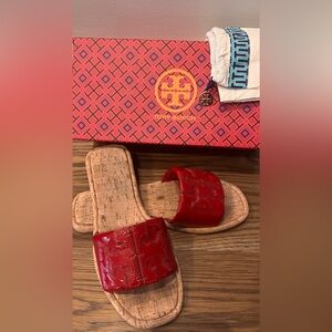 Tory Burch Double T Sport Slide Sandals